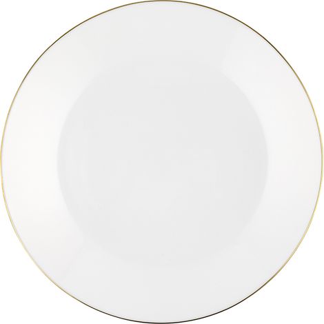 Assiette Anelli avec bordure dorée 24 cm (1/2)