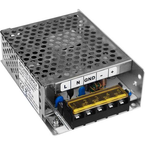 Alcapower Alimentatore Switching 24V 36W 1.5A, Tecnologia Switching Mode ad alta efficienza per applicazioni industriali e domestiche, Compatto (1/2)