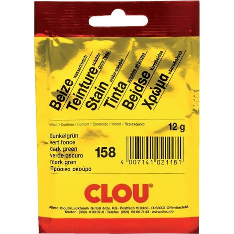Clou Pulverbeize 12 g dunkelgrün Beizen (1/3)