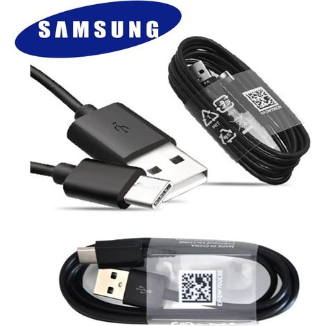 Cavo USB-A - USB-C Samsung EP-DW700CBE da 1,5 m (confezione di ricambio) - Nero