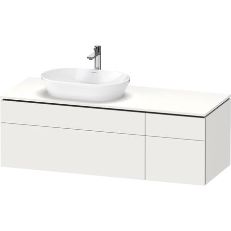 Lavabo de consola Duravit L-Cube, suspendido, incluye placa de