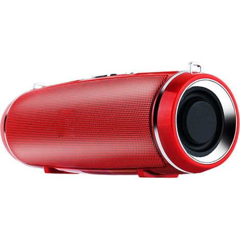 1 Enceinte Bluetooth, portable, étanche IPX5, basses profondes, métal, pour extérieur, douche, voyage (1/5)