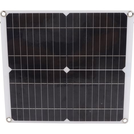 DIY 20W 12V monokristallines wasserdichtes IP65 Solarpanel-Set mit 10A Solarladeregler für den Außenbereich (1/5)
