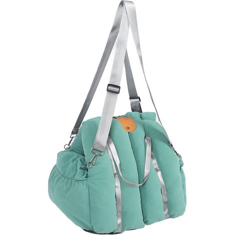 Siège auto pour chien avec poignées, portable, doux, facile à nettoyer, rehausseur chaud pour chien, lit de transport pour chats et chiens (1/5)