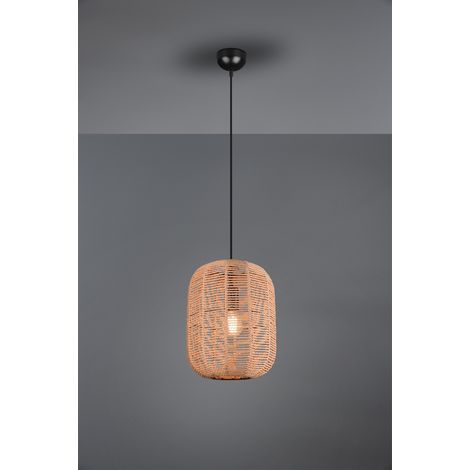Runa Lámpara Suspensión Difusor Fibra Natural Ø35 cm Trio Iluminación (1/2)