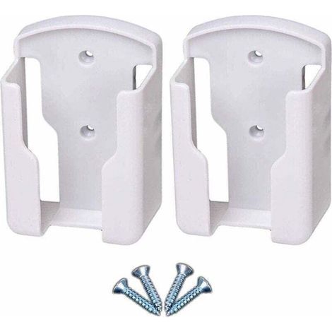 Support de télécommande mural pour systèmes de télévision et de climatisation Boîte de rangement murale pour télécommande univers pour télécommande, blanc, paquet de 2-NANOTEH (1/4)