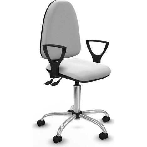 Piqueras y Crespo Aýna Asincro chaise bureau blanc ergonomique