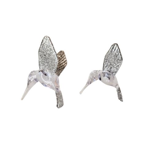 Ciondolo a forma di colibrì, 2 pezzi (1/5)