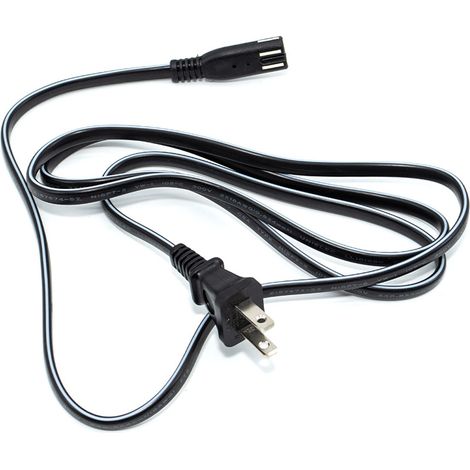 Câble d'alimentation à deux broches avec connecteur en forme de huit, norme américaine compatible avec le purificateur d'air pour trottinette/draisienne Xiaomi Ninebot 2S (1/4)