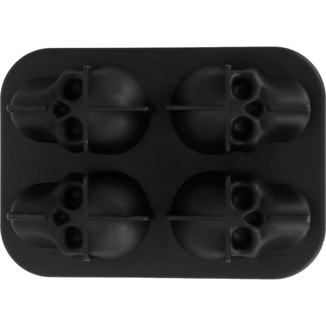 Silikon-Eiswürfelform in Totenkopfform, unregelmäßige Eiswürfel, Form für die Hausbar, Sommerparty (1/5)