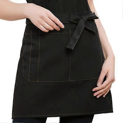 Pantalon unisexe imperméable demi-longueur, compatible avec les vêtements à poche, idéal pour serveuse, chef, taille haute, résistant, en dentelle, compatible avec les vêtements courts. (1/5)
