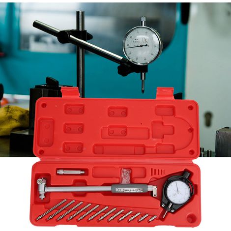 Alésomètre à cadran avec jeu de 12 têtes de mesure, haute précision 0,01 mm, 50-160 mm (1/5)