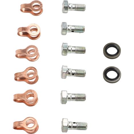 Nécessaire boulon banjo retour carburant 3905307, compatible Dodge Ram Cummins 12V 4bt 6bt 6ct, kit remplacement moteur diesel, raccord injecteur robuste, pièce détachée précision. (1/5)