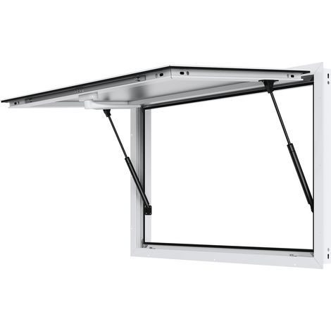 VEVOR Concession Window for Food Truck, 36"x24" Aluminum Alloy Food Truck Service Window, Up to 85 Degrees Stand Serving Window with Awning Door & Drag Hook, for Food Trucks Concession Trailers (1/5)