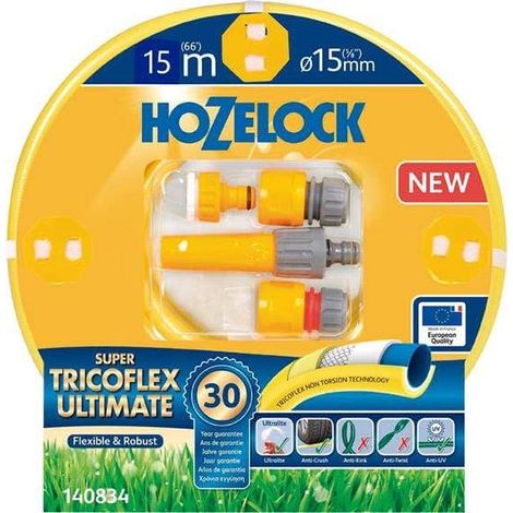 Hozelock Super Tricoflex Ultimate - Manguera Jardín 15mm 15 metros (1/3)