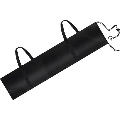 Sac de rangement imperméable pour tapis en tissu Oxford 420D avec cordon de serrage - Grand organisateur de déménagement pour camping, voyage, maison, vêtements, literie et tapis - Noir (1/5)