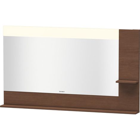 Miroir DuravitVERO 142x1400x800m avec éclairage amérique noyer
