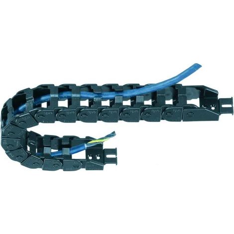 Cadena energética igus Easy Chain E-Kette E08 negra ligera