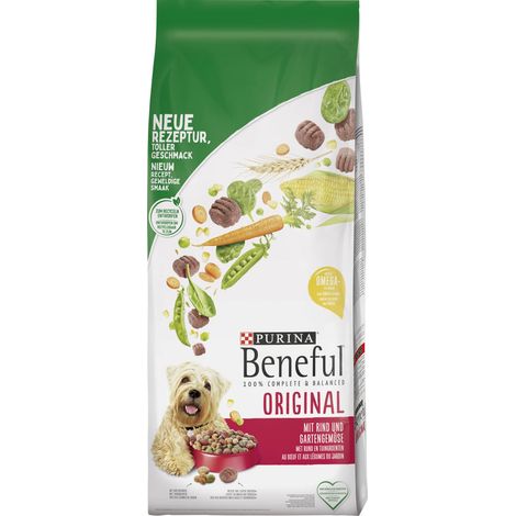 Purina Beneful Hundetrockenfutter Adult 12 kg Rind & Gemüse Trockenfutter (1/2)