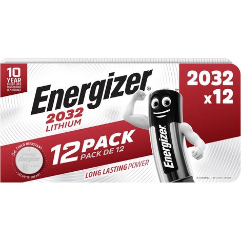 Energizer Batteria a bottone CR 2032 3 V 12 pz. 240 mAh Litio (1/5)