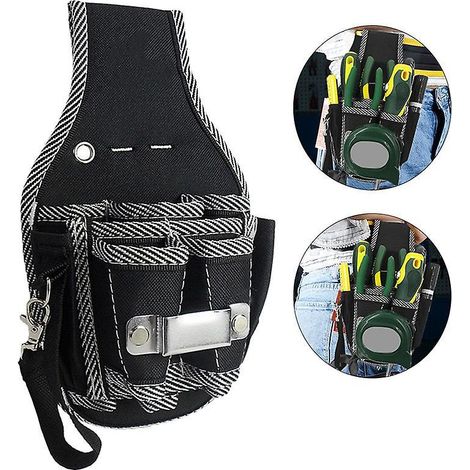 pochette Outils 9 En 1 Ceinture-sacoche Lectricien Porte-outils De Ceinture Multifonction Sac Tournevis Kit Support Pour Bricolage/lectricien/plo (1/5)
