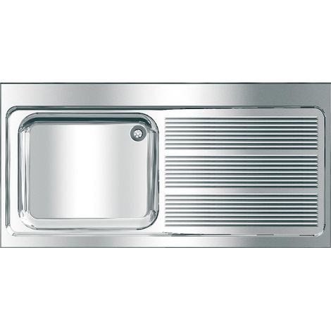 KWC Gewerbespüle, MAXIMA, Edelstahl, 1400x432x700 mm, für Untergestell (1/2)