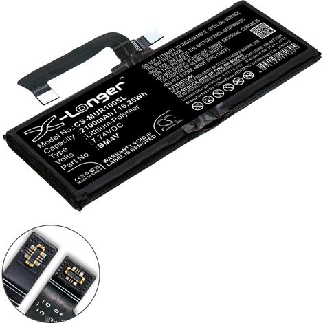 NX - Batterie téléphone, smartphone, GSM pour Xiaomi 7.74V 2100mAh - BM4V (1/4)