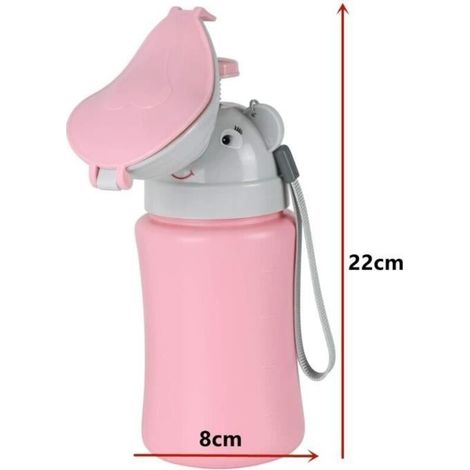 Urinoir portable,Portable Urinoir D'urgence,Urinoir Pot,Pee Bouteille,toilettes d'urgence,avec de nettoyage,pour filles,1pcs (1/3)