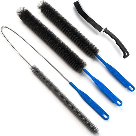 Brosse De Nettoyage - Tige Flexible Acier Inoxydable 60 cm - Pour Sèche-Linge Conduit D'aération Serpentin Réfrigérateur - 1 Pièce (1/5)