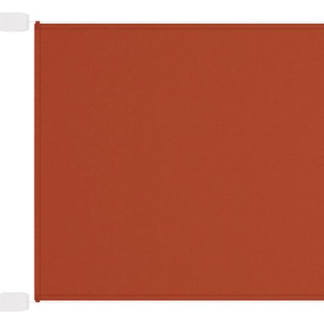Auvent vertical 140 x 800 cm tissu oxford orange (1/5)