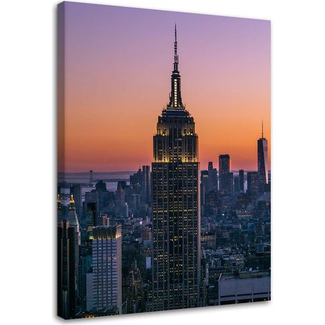 Tableau sur toile New York Empire State Building 40x60 (1/5)