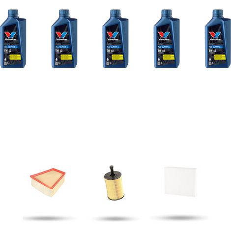Kit tagliando 3 FILTRI e 5L OLIO compatibile con Seat Cordoba III 1.9 TDI 96kw dal 2002 al 2009 (1/5)
