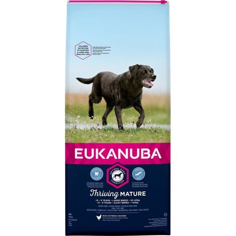 Eukanuba Mature & Senior 6+ Years Large Breed 25kg Dry Dog - 12kg - 257593 (1/5)
