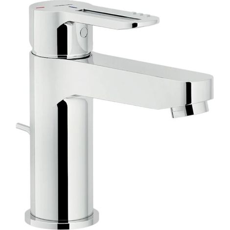 Nobili Rubinetteria New Road H00118-1 Miscelat. Lavabo 5 Lt-Min Con Scarico Cromo (1/2)