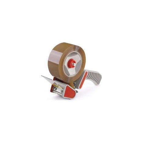 Dévidoir Pistolet à Poignée pour Ruban Adhésif d'emballage ou Scotch - Automatique - Plastique - Dispenser de Ruban Adhésif - 50 mm (1/4)