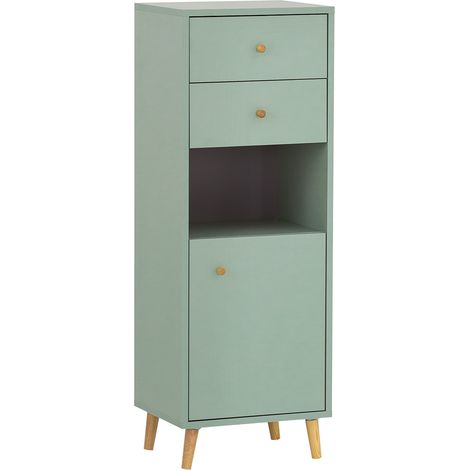 Badmöbel Highboard BELFORT-80 in mint, B/H/T ca. 40,3/113,4/33,1 cm (1/3)