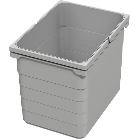 Ninka eins2vier Abfallsammler 15L 250 x 306 x 230 mm alugrau 5078 (1/3)