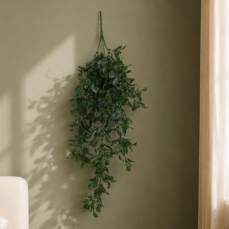 68cm Hanging UV and Fire Resistant Artificial Peperomia Plant (1/4)