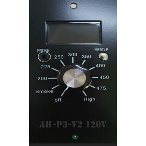 Panneau de commande 120 V pour four à granulés de bois avec barbecue et sonde de température à viande (1/5)