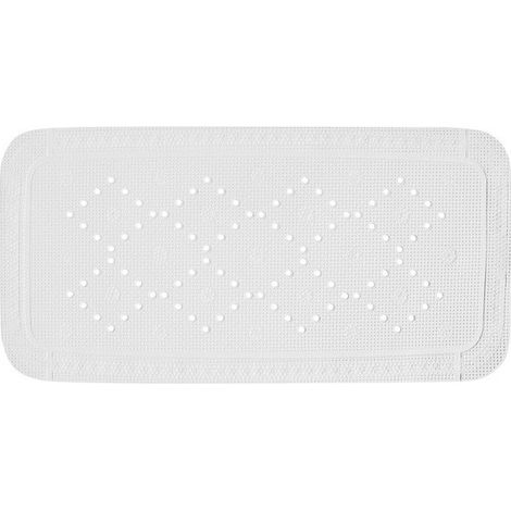 Tapis de baignoire PVC ALASKA 71x36cm Blanc Neige Spirella