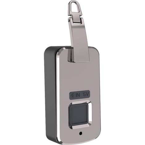 Mini candado inteligente portátil con huella dactilar para maletas, mochilas y bolsos.