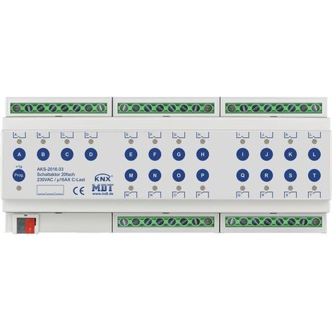 MDT technologies Schaltaktor 20-fach 12TE REG, 16A, 230VAC AKS-2016.03 (1/5)