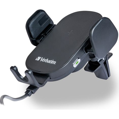 Verbatim Schnellladehalterung – Kabelloses Laden & sichere Befestigung im Auto (1/5)