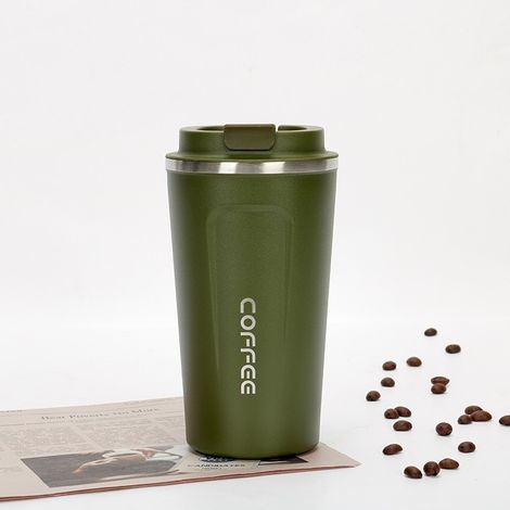 Mug à café isotherme BIT, Mug de voyage, Bouteille d'eau en acier inoxydable, Flacon thermos sans BPA, Tasse étanche, Gobelet pour voiture (1/5)