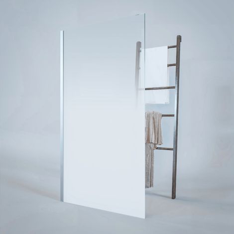 Mampara de bañera recta AURYS Mist 1 cromo