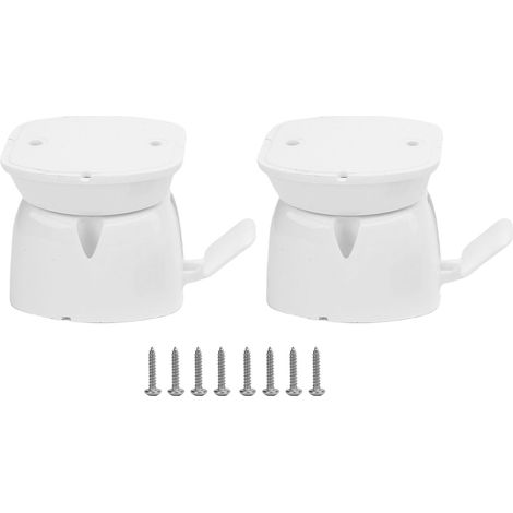 Butée porte camping-car anti-secousses blanc – Butoir robuste motorhome remorques voyage fifth wheel, fixation (1/5)