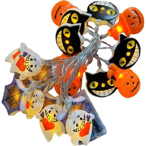 Lumineuses Halloween Guirlande Lumineuse F e pour Ext rieur (1/5)