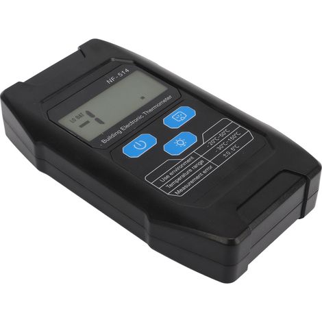 Thermomètre à Béton avec Capteur et Écran LCD pour Contrôle de Température (1/5)