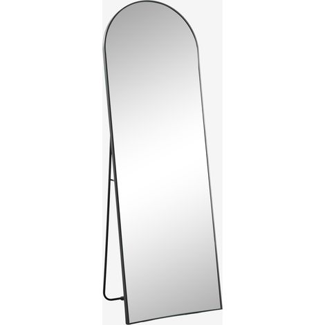 SKLUM Standspiegel aus Aluminium 50x150 cm Naruvy Schwarz