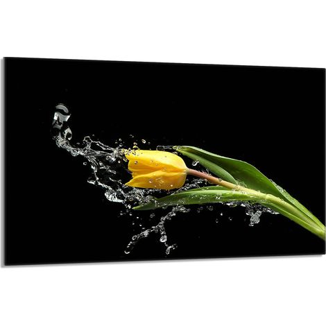 Protector de cristal para encimera 80x52 Tulipán (1/5)